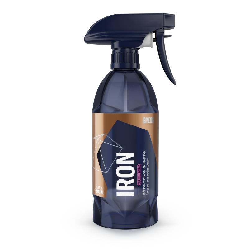 Gyeon Q²M Iron REDEFINED - Auto Flugrostentferner - extra schnelle Reinigung, für Lack und Felgen, pH-neutrale Formel (500 ml) von Gyeon