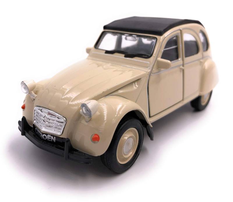 H-Customs 2CV Cabrio Modellauto Auto Lizenzprodukt 1:34-1:39 Beige zu von H-Customs