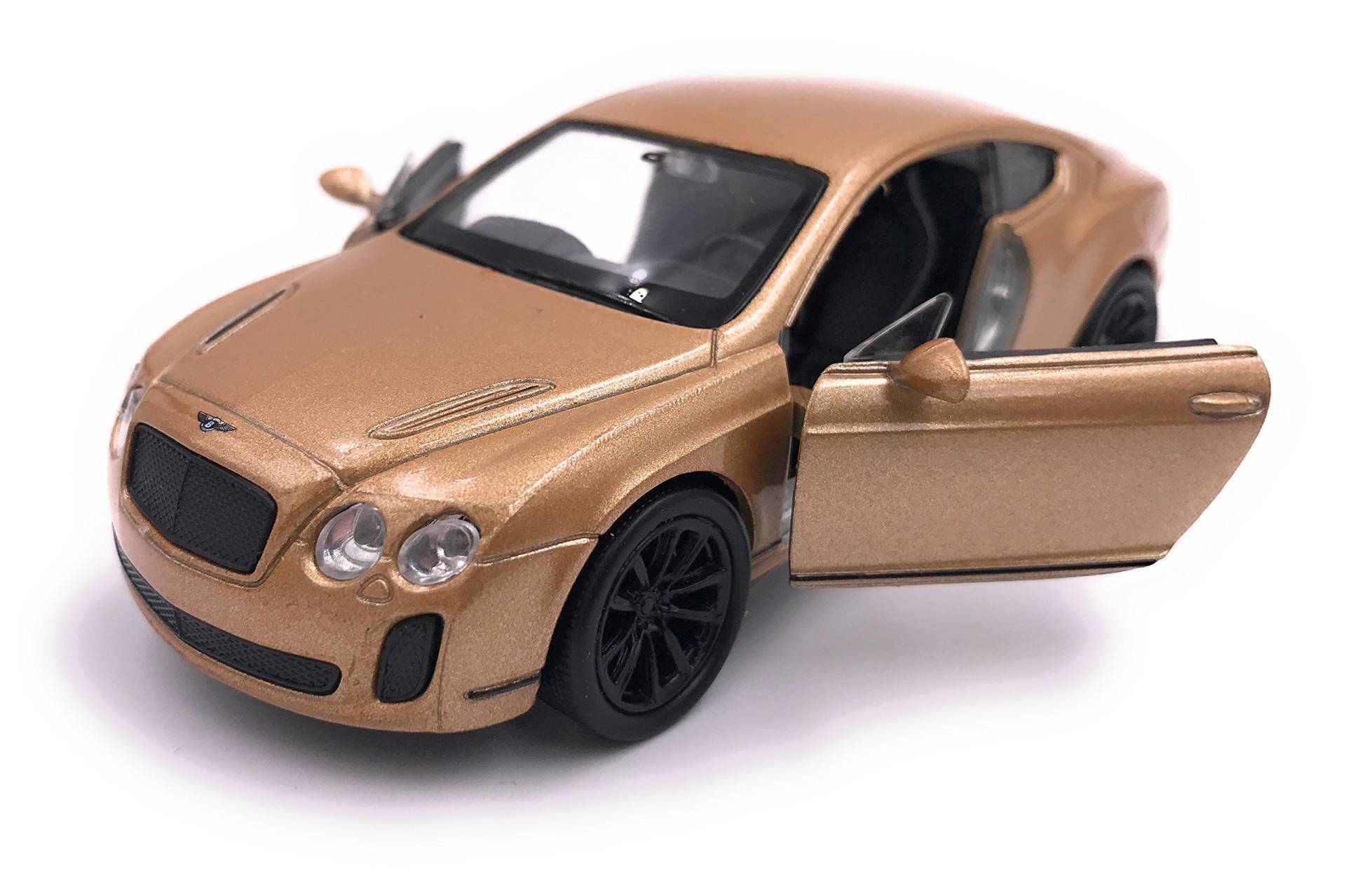 H-Customs Bentley Continental Supersports Modellauto Miniatur Auto Lizenzprodukt 1:34-1:39 Gold von H-Customs