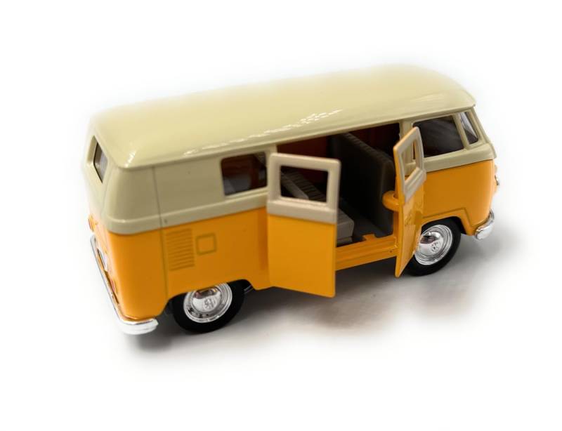 H-Customs Bulli T1 Bus 1963 Bulli Modellauto Auto Lizenzprodukt 1:34-1:39 Gelb von H-Customs