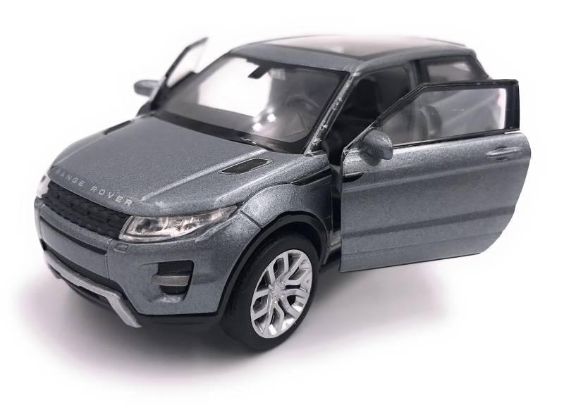 H-Customs Evoque Modellauto Auto Lizenzprodukt 1:34-1:39 Silber von H-Customs