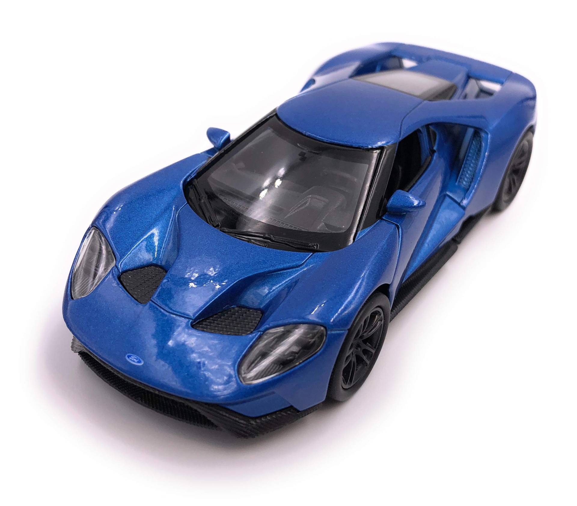 H-Customs GT Sportwagen Modellauto Auto Lizenzprodukt 1:34-1:39 Blau von H-Customs