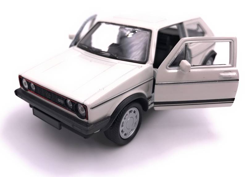 H-Customs Golf l 1 GTI Modellauto Auto Lizenzprodukt 1:34-1:39 weiß von H-Customs