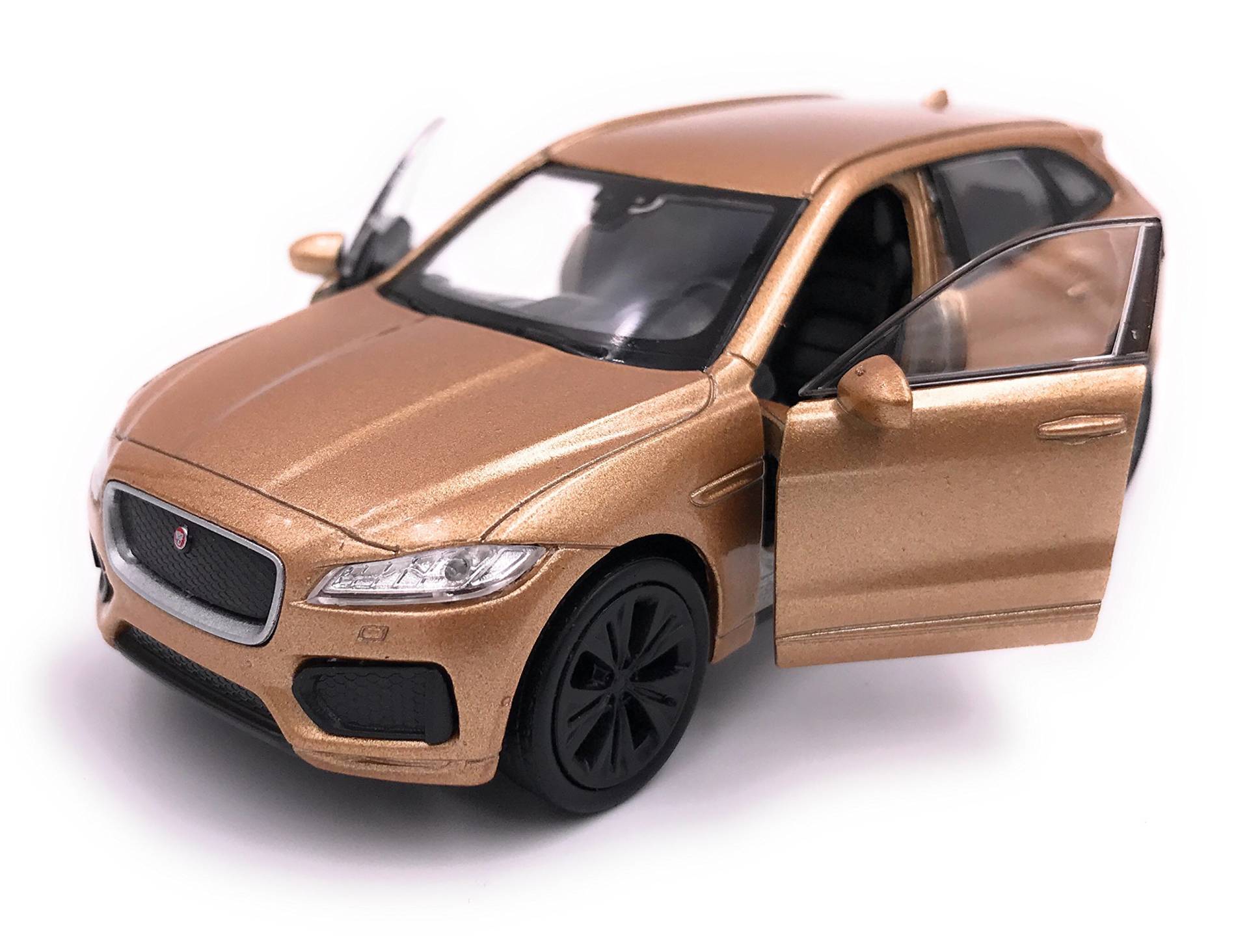 H-Customs Jaguar F-Pace SUV Modellauto Auto Lizenzprodukt 1:34-1:39 Gold von H-Customs