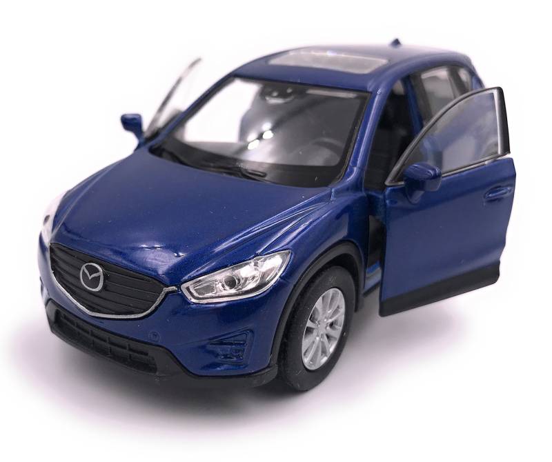 H-Customs Mazda CX 5 Modellauto Auto Lizenzprodukt 1:34-1:39 Blau von H-Customs