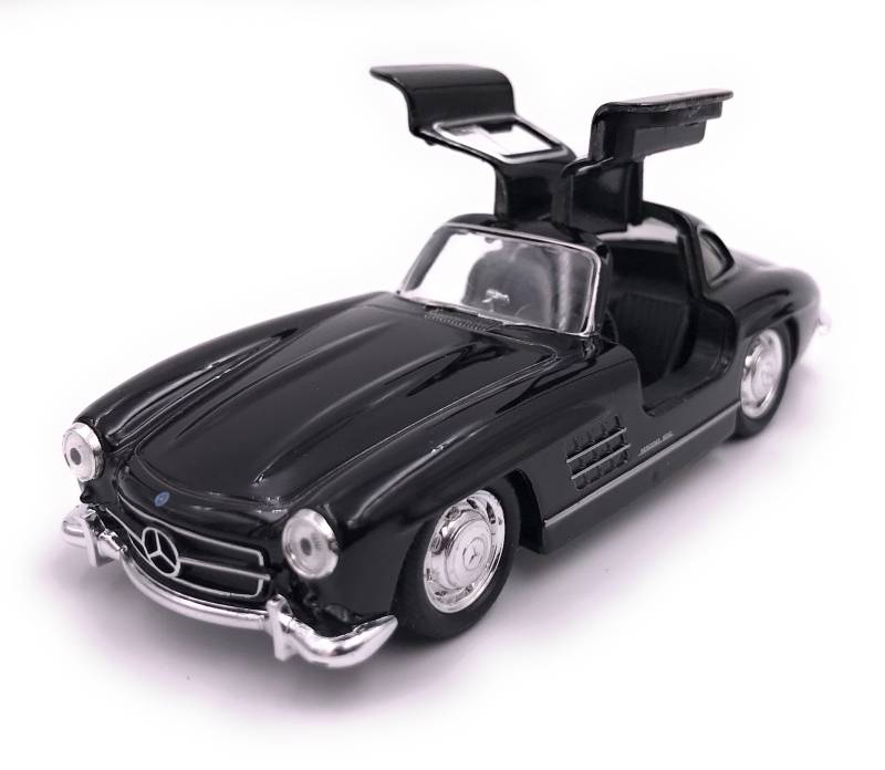 H-Customs Mercedes Benz 300 SL Modellauto Auto Lizenzprodukt 1:34 zufällige Farbauswahl von H-Customs