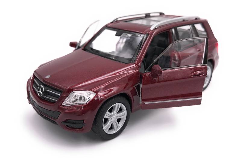 H-Customs Mercedes Benz GLK Modellauto Auto Lizenzprodukt 1:34-1:39 Dunkelrot von H-Customs