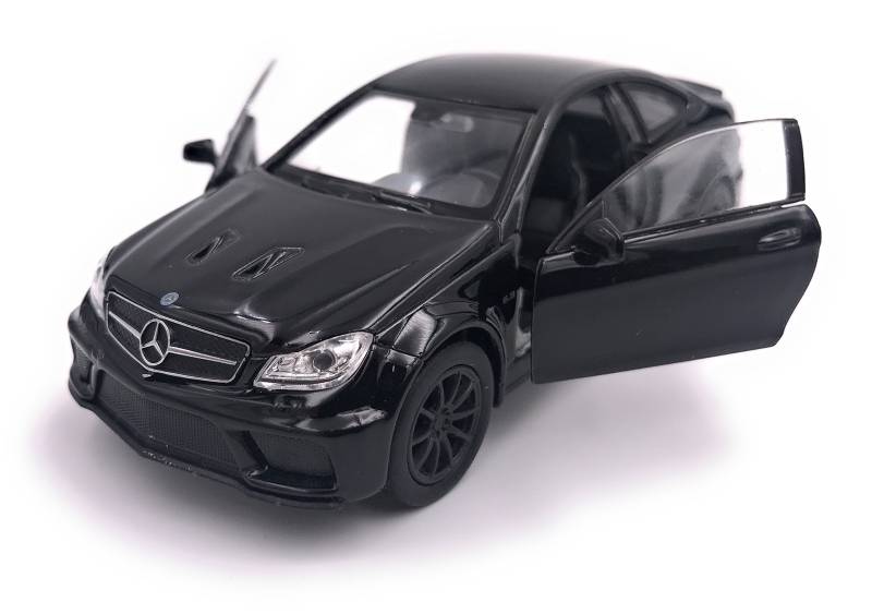 H-Customs C63 Black Series Modellauto Auto Lizenzprodukt 1:34-1:39 Schwarz von H-Customs