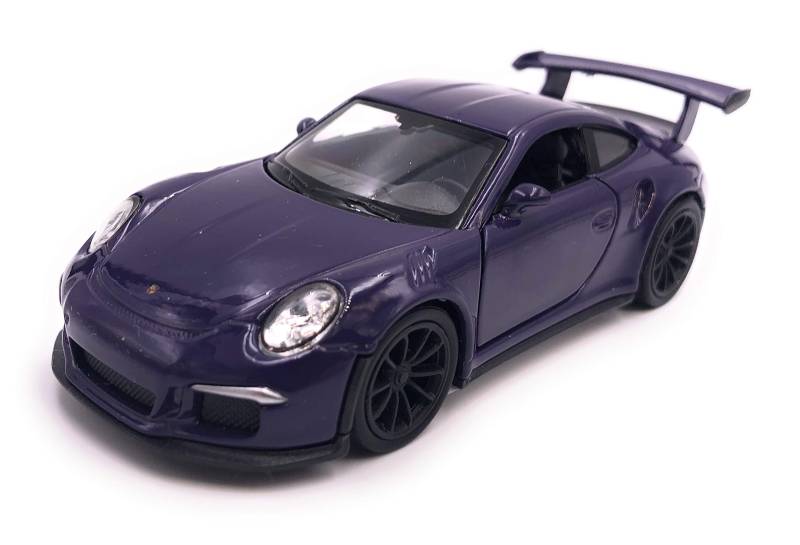 H-Customs Porsche 911 991 GT3 RS Modellauto Auto Lizenzprodukt 1:34-1:39 Lila von H-Customs