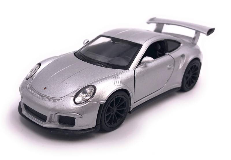 H-Customs 911 991 GT3 RS Modellauto Auto Lizenzprodukt 1:34-1:39 Silber von H-Customs