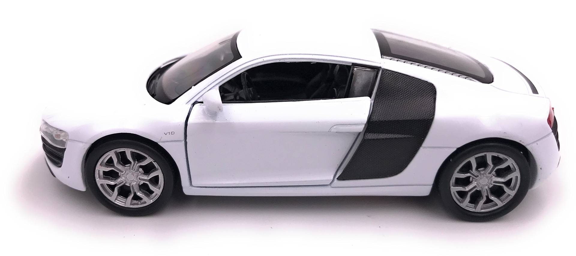 H-Customs R8 V10 Plus weiß Modellauto Auto Lizenzprodukt 1:34-39 OVP von H-Customs