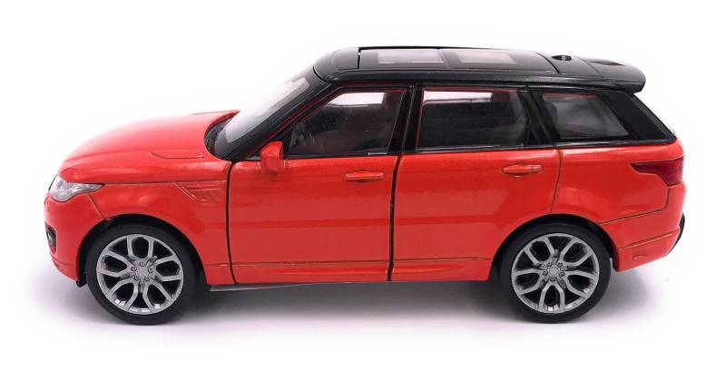 H-Customs Rover Sport Modellauto Auto Lizenzprodukt 1:34-1:39 / Rot von H-Customs