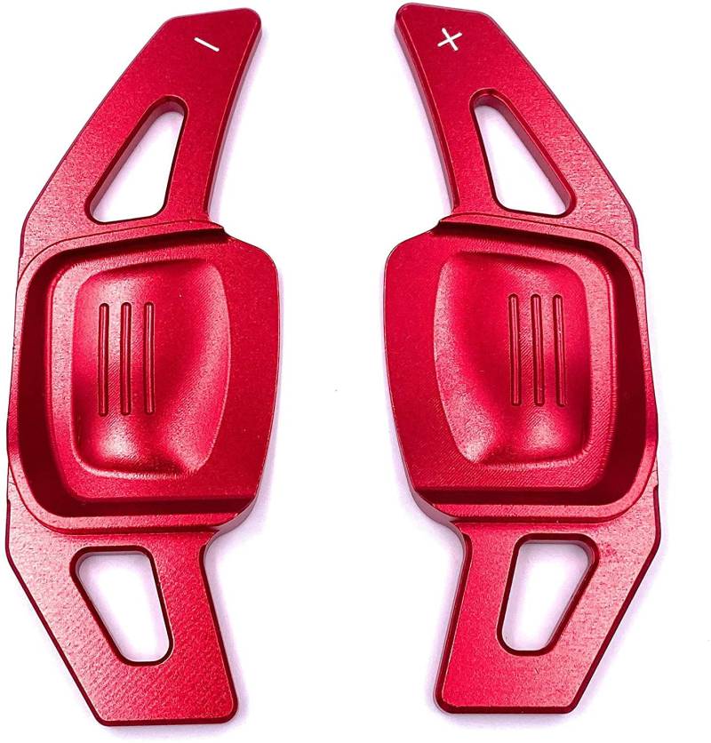 H-Customs Schaltwippen Shift Paddle kompatibel mit Golf 8 (auch GTI und GTD) V3 Rot von H-Customs