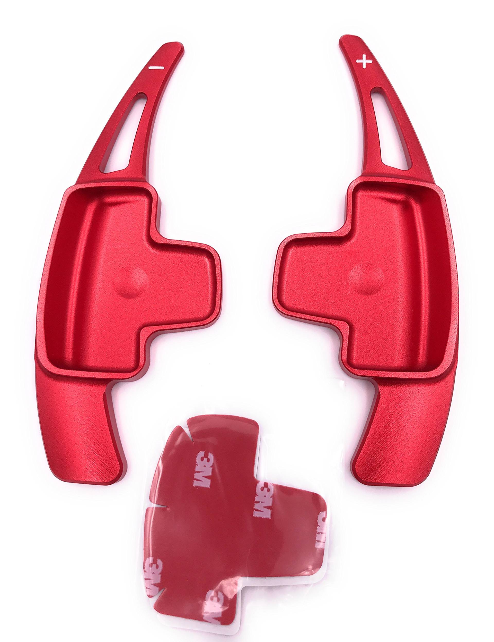 H-Customs Schaltwippen Verlängerung Shift Paddle kompatibel mit A/B/C/E/S/GLK G/M/CLK/SL Rot 2012-2015 von H-Customs