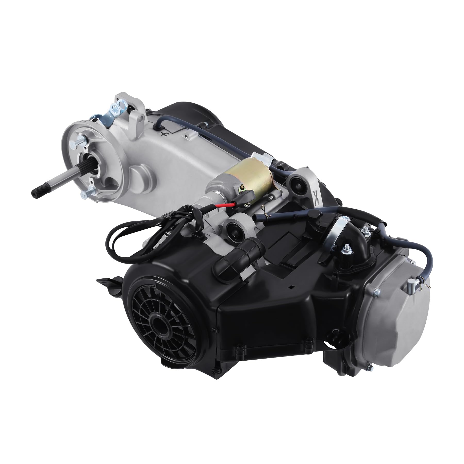 H-YEEU 4 Takt Motor Komplett 150cc Motor GY6 Go-Karts Moped CVT Motor Set von H-YEEU