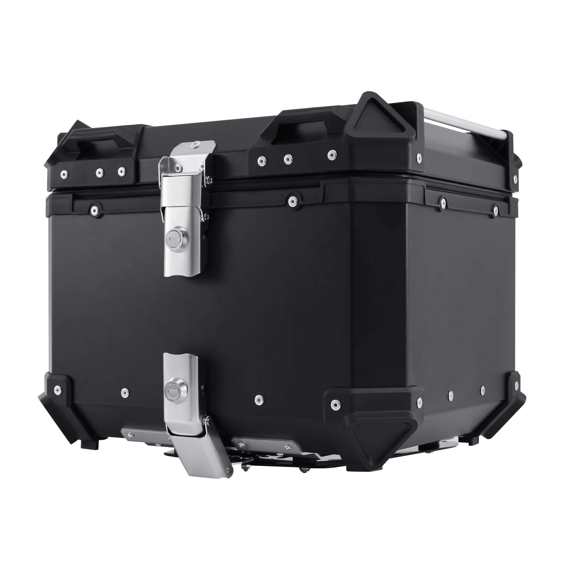 H-YEEU Motorrad Topcase 45L Topcase für Roller Wasserdicht Topcase Top Box Aluminium Motorrad Heckbox Reisen Motorradkoffer mit Sicherheitsschloss für Motorradhelm Helm von H-YEEU