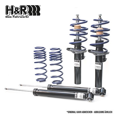 H&r Spezialfedern Fahrwerkssatz, Federn/Dämpfer [Hersteller-Nr. 31031-1] für VW von H&R Spezialfedern