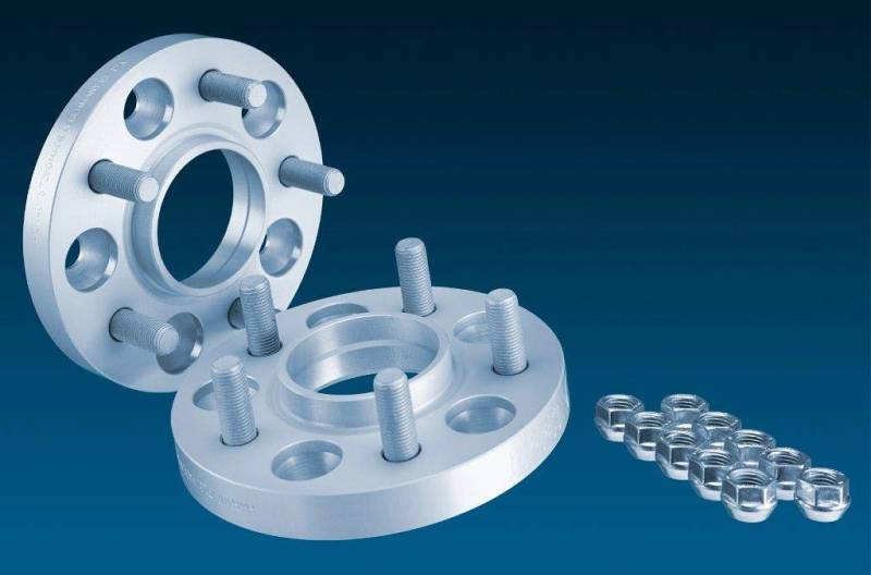 Spurverbreiterung TRAK+ Spurverbreiterungen/TRAK+ Wheel Spacers Hinten von H&R 40 mm (4035633) Distanzscheibe Räder, Silber von H&R