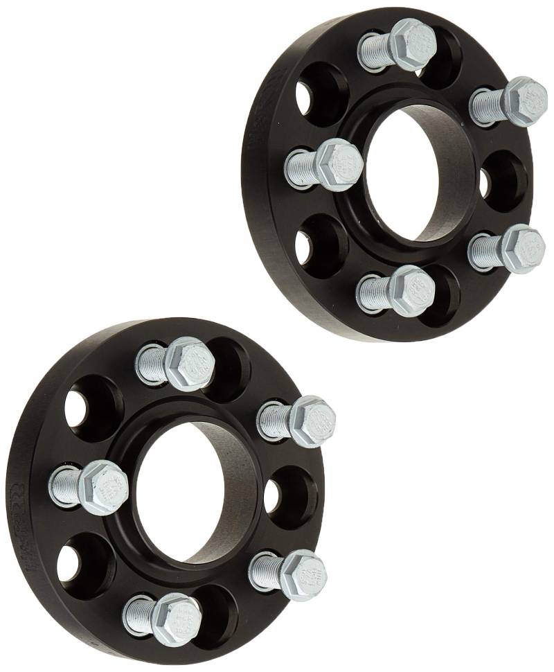 H&R DRA-System Spürverbreiterungsatz 44mm pro Achse - Lochkreis 5x112 - Mittenzentrierung 66,5mm - System M14x1,5 - kompatibel mit Audi/Porsche/Volkswagen - Schwarz von H&R