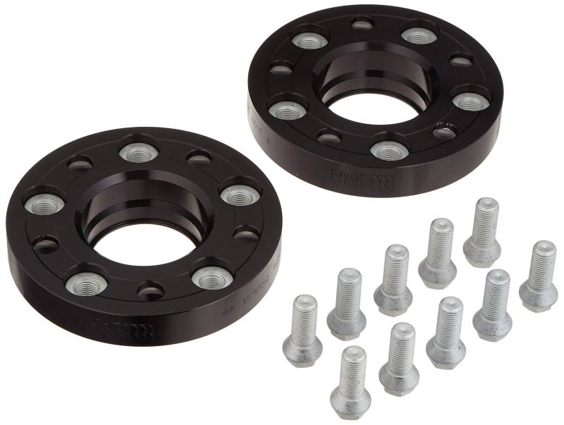 H&R DRA-System Spürverbreiterungsatz 50mm pro Achse - Lochkreis 5x120 - Mittenzentrierung 72,5mm - System M14x1,5 - kompatibel mit BMW - Schwarz von H&R