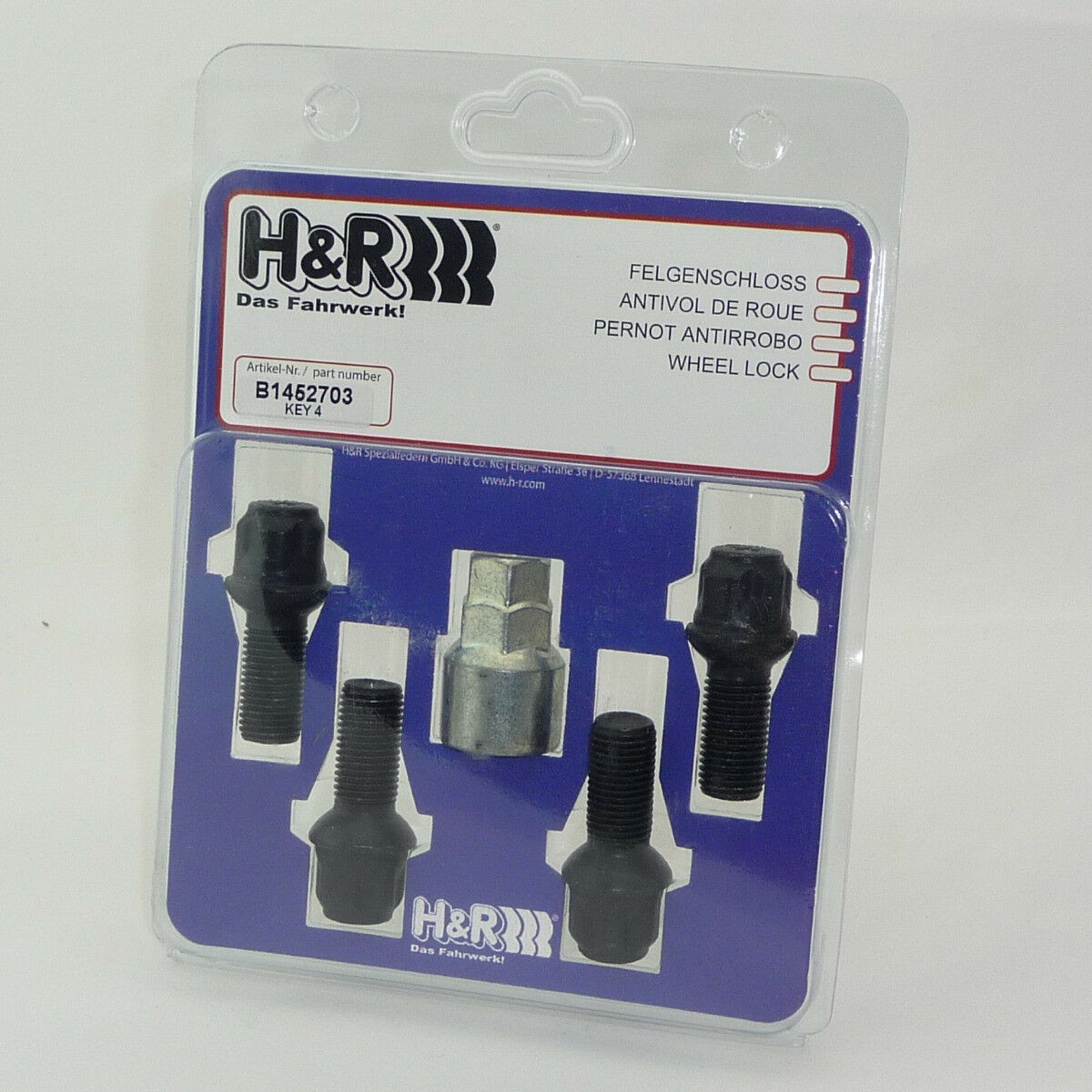 H&R Radschrauben B1452703KEY4 Radschraube von H&R