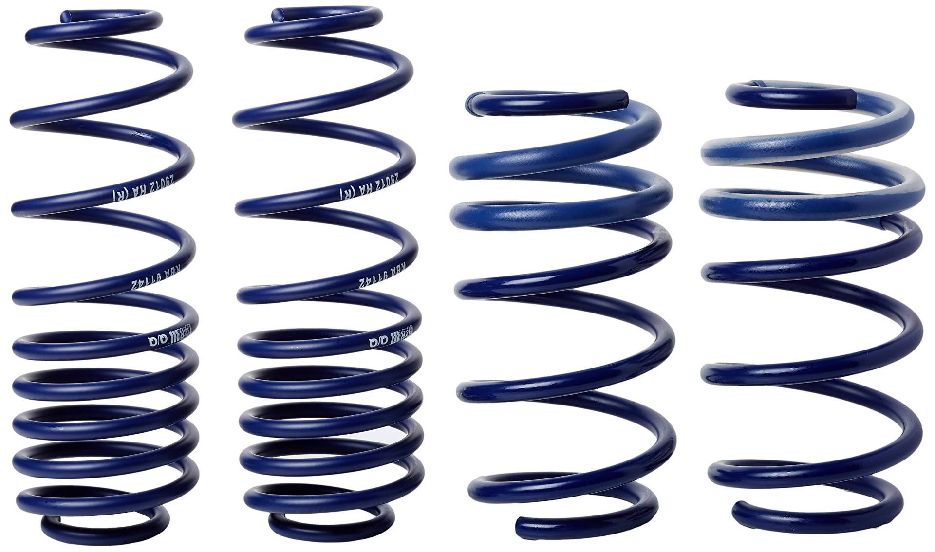 H&R Tieferlegungsfedern kompatibel mit Ford Fiësta (JHH) 2017- exkl. ST / Puma 2019- VA30-35/HA30-35mm, Blau von H&R