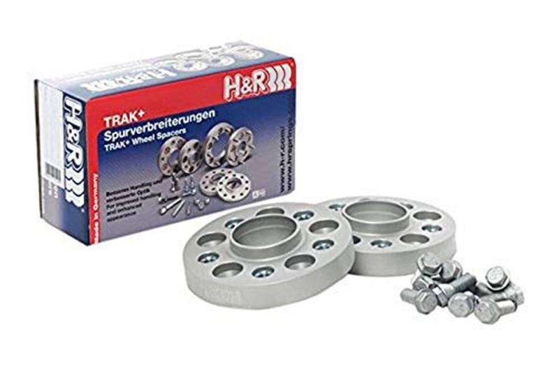 Spurverbreiterung TRAK+ Spurverbreiterungen/TRAK+ Wheel Spacers Hinten von H&R 50 mm (5055665) Distanzscheibe Räder, Silber von H&R