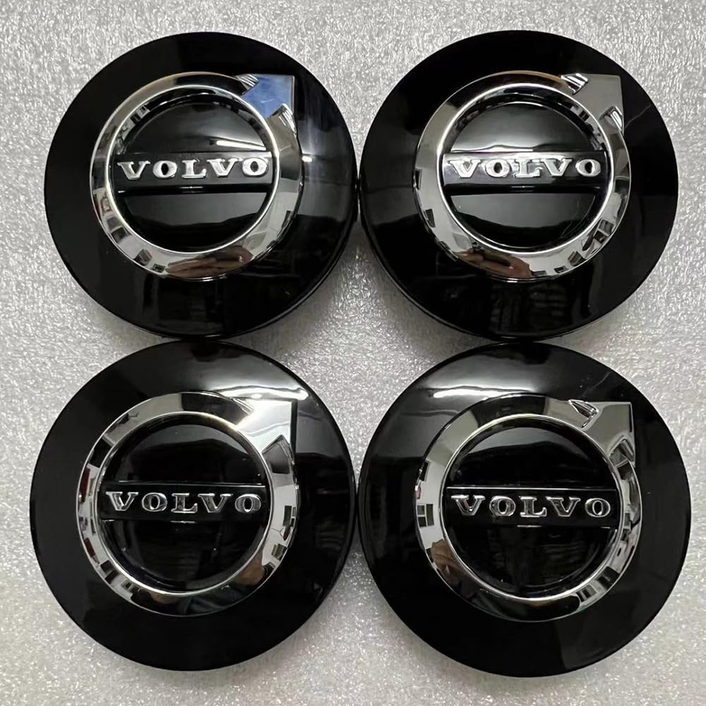 4 Stück Nabendeckel, für Volvo S60 XC60 XC90 XC40 V90 V60 V40 S90 Radnabendeckel Felgendeckel Radnabenkappen Felgenkappen Nabenkappen von HAAFDT