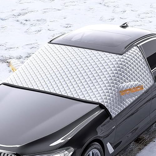 HAAXSHOD Frontscheibenabdeckung Auto Winter, für Nissan NV300 Primastar Scheibenabdeckung Auto Winter Die Gegen Schnee EIS Frost Staub Sonne,175 * 115cm von HAAXSHOD