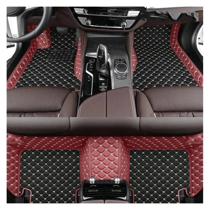 rutschfeste Fussmatten Auto Fußmatten Für X3 F25 2011 2012 2013 2014 2015 2016 Benutzerdefinierte Auto Fuß Pads Automobil Teppich Abdeckung Antirutschmatte Auto(Black Wine) von HABRAT