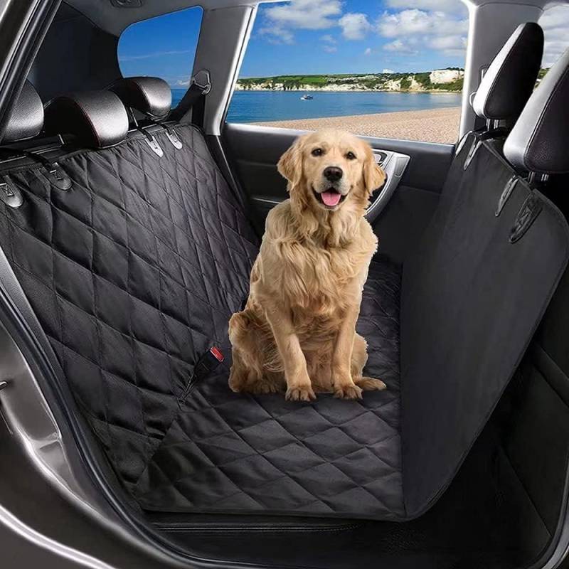 HABURN Hund Auto Sitz Abdeckung, rutschfeste Hund Reisen Hängematte mit Sitz Anker, Wasserdicht Kratzfest, Waschmaschinenfest, Für Land Rover Defender 110 2019- (L663) von HABURN