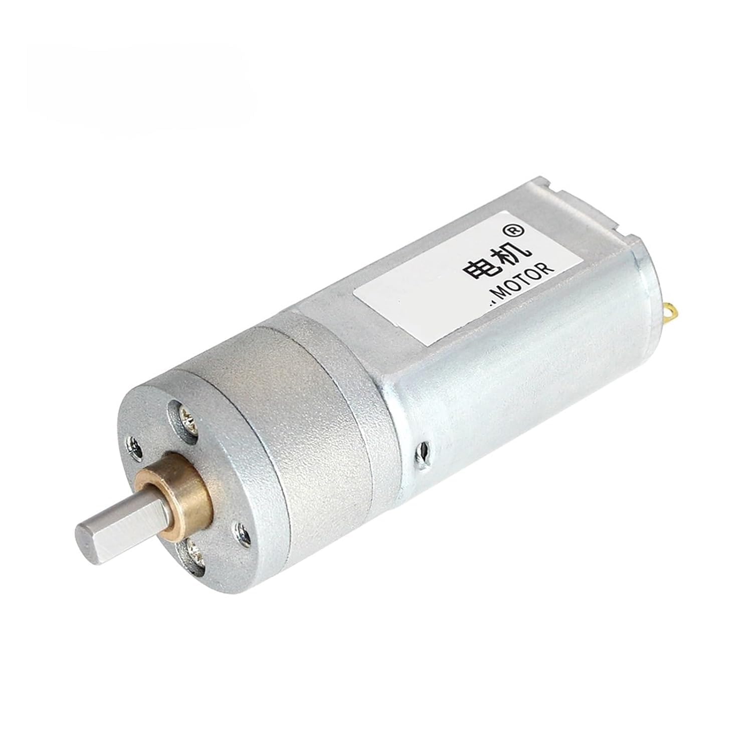 HAEUYA Kleiner Motor, Elektromotor, Antriebsmotor, Minimotor, CHR GM20 180 Motor 20 mm hohes Drehmoment Niederspannung DC 6 V 12 V DC-Getriebemotor 180 Motor mit Stirnradgetriebe(DC12V 1:100) von HAEUYA