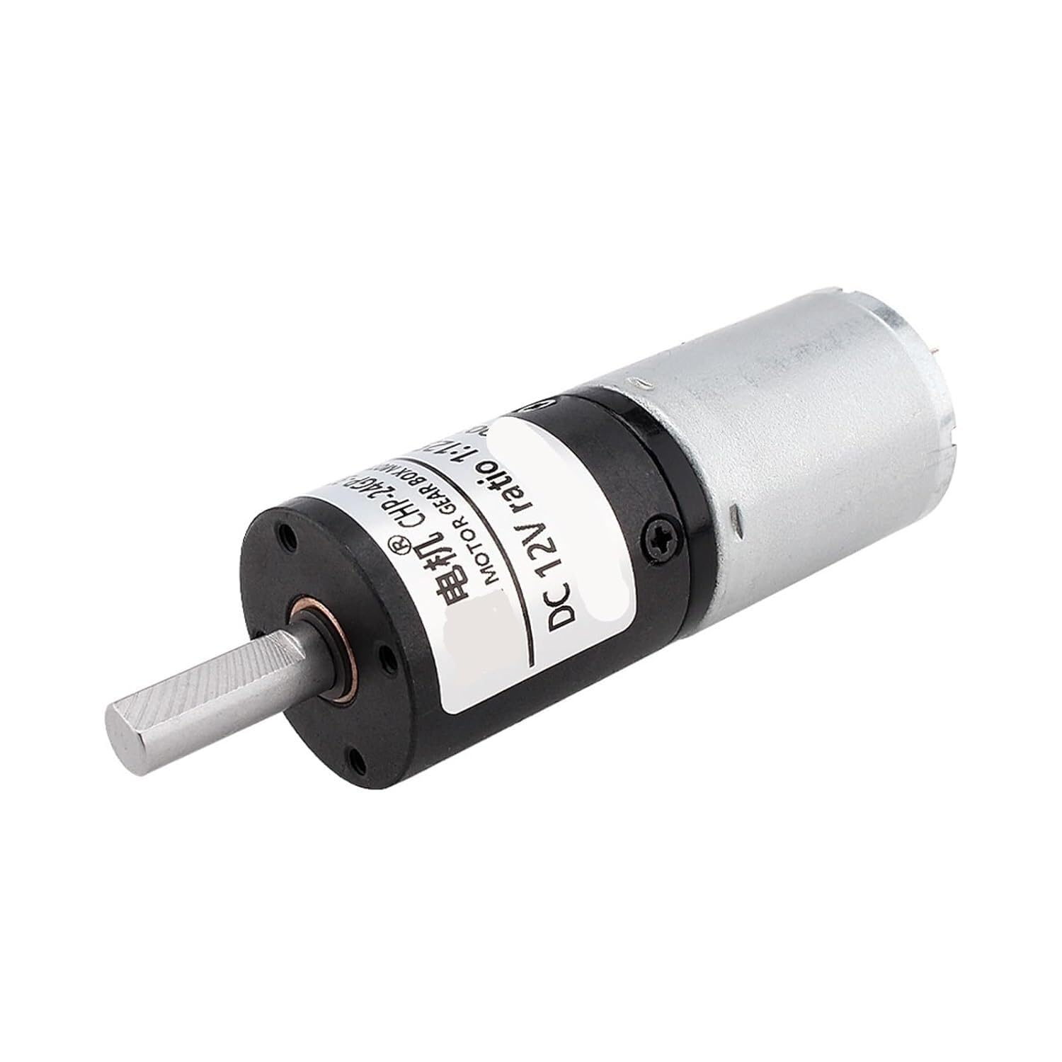 Kleiner Motor, Elektromotor, Antriebsmotor, Minimotor, Motor 24GP370 24 mm DC12V 24 V mit 18 mm Welle DC-Getriebe 370 Hochgeschwindigkeits-Planetenmotor(DC24V i100 58rpm) von HAEUYA