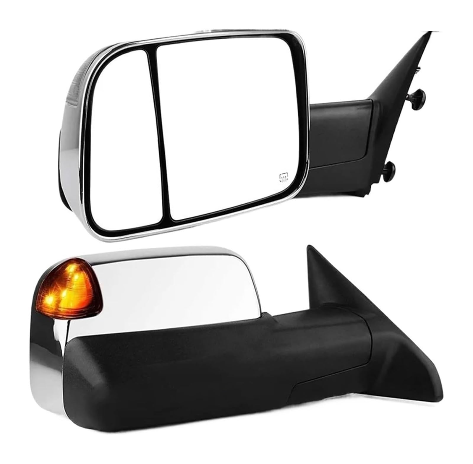 Automatische Klapp Für Dodge Für Ram 2009-2018 1500 2500 3500 10-18 Mit Blinker Licht Lkw Elektrische Einstellen Glas Abschleppen Seite Spiegel von HAHFXEXKRG