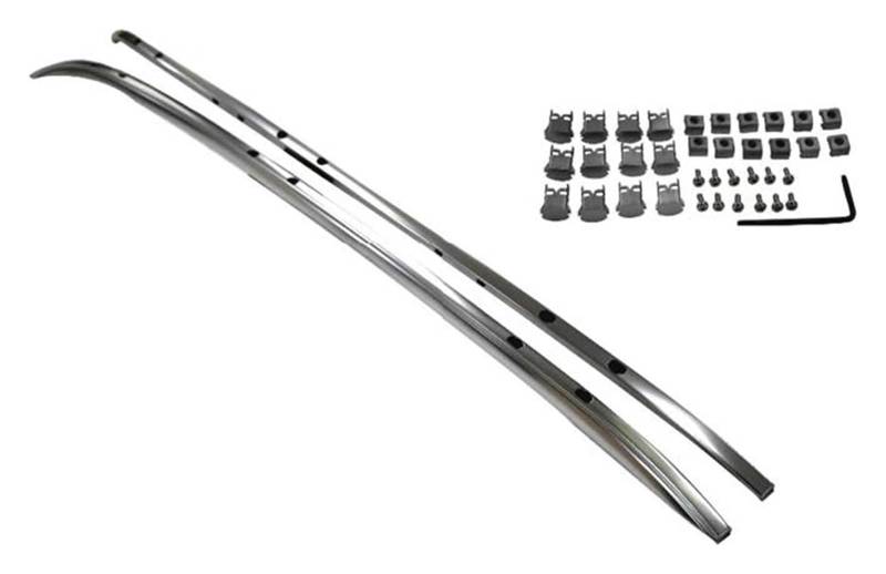 Dachreling Für Mazda CX9 CX-9 2018-2023 Dachreling Gepäckträgerstangen Querträger Top-Boxen Alu-Dachträger Autodachträger(Roof Rack Silver) von HAHFXEXKRG