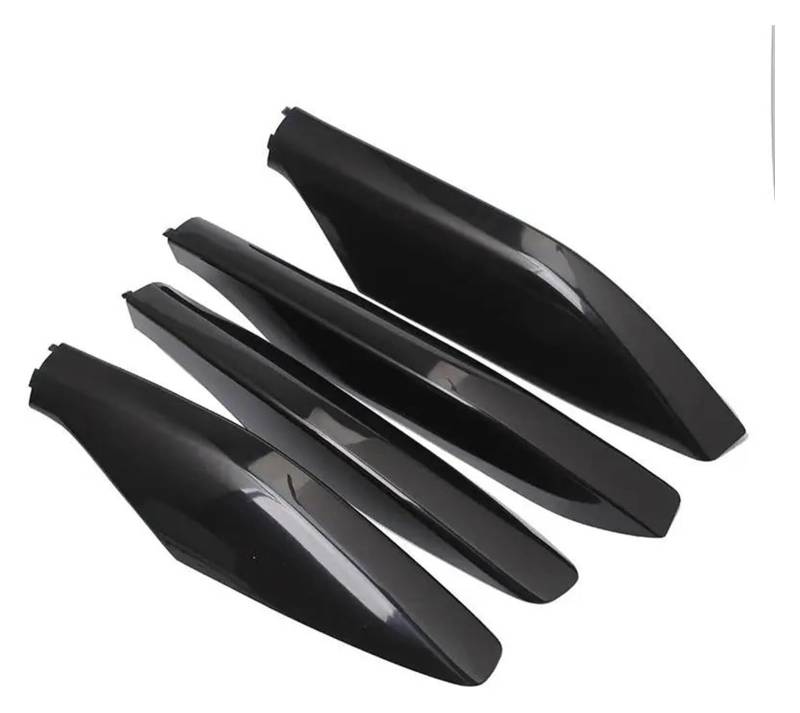 Dachreling Für T&oyota Für Land Cruiser Für Prado Fj120 2003-2009 Dachgepäckträger Bar Schienenende Schutzabdeckung Shell 4PCS(Black 4pcs) von HAHFXEXKRG