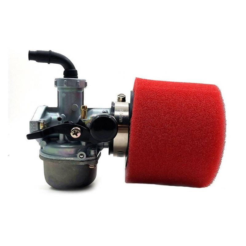 Für 110 Für 125cc Dirt Pit Bike ATV AFFE Motorrad Für PZ22 Vergaser 22mm carb Mit Luftfilter Vergaser Kit(AI) von HAHFXEXKRG