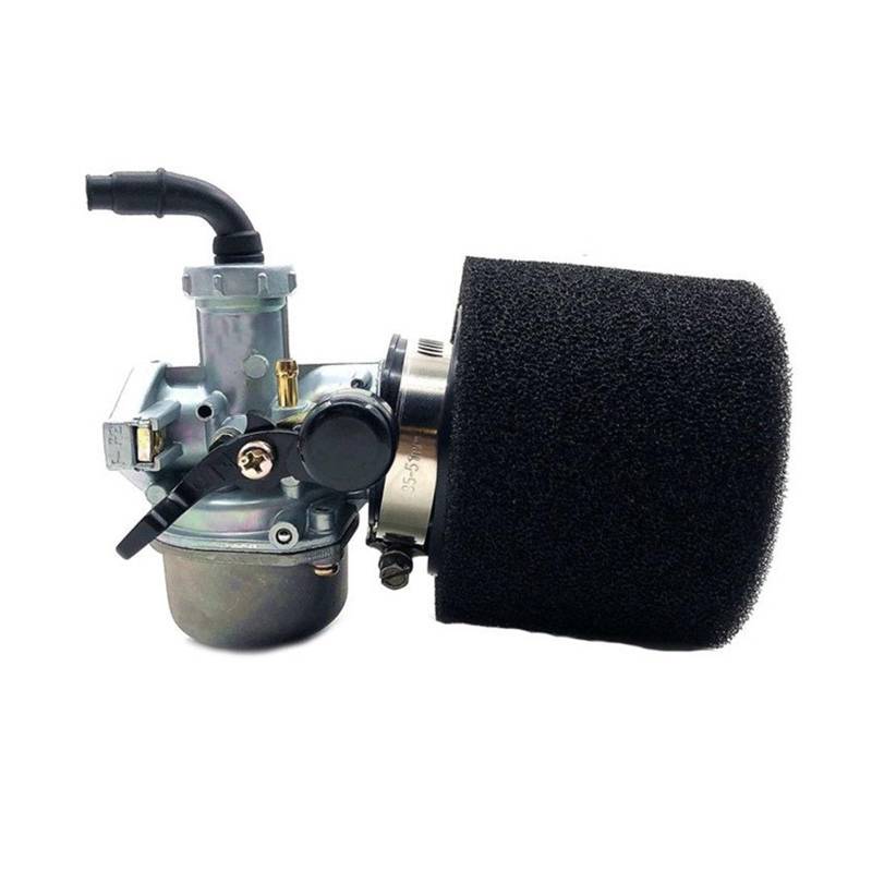 Für 110 Für 125cc Dirt Pit Bike ATV AFFE Motorrad Für PZ22 Vergaser 22mm carb Mit Luftfilter Vergaser Kit(AJ) von HAHFXEXKRG