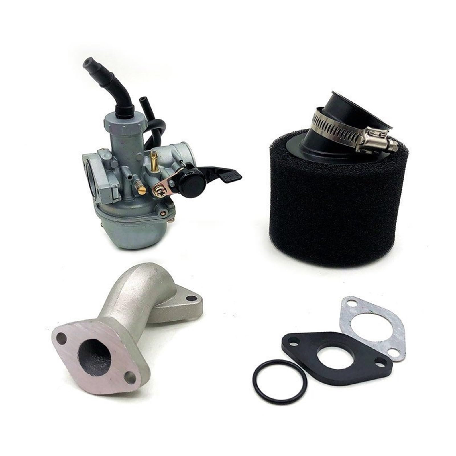 Für 110 Für 125cc Dirt Pit Bike ATV AFFE Motorrad Für PZ22 Vergaser 22mm carb Mit Luftfilter Vergaser Kit(AP) von HAHFXEXKRG