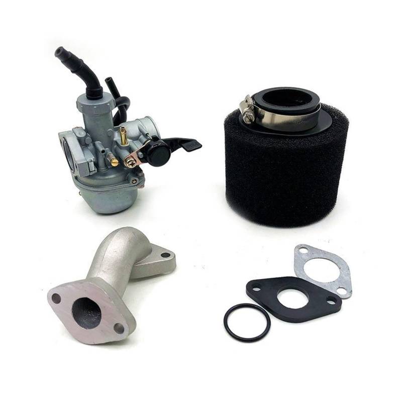 Für 110 Für 125cc Dirt Pit Bike ATV AFFE Motorrad Für PZ22 Vergaser 22mm carb Mit Luftfilter Vergaser Kit(AQ) von HAHFXEXKRG