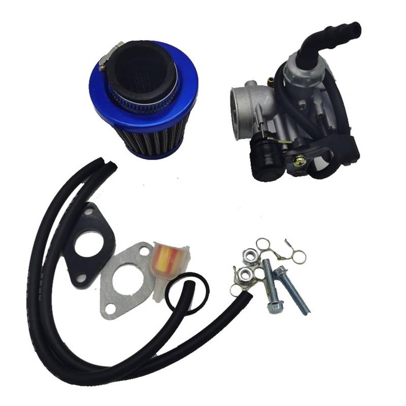 Für 50cc Für 70cc Für 90cc Für 110cc Für 125cc Quad ATV 19mm Hand Choke Vergaser Mit Luftfilter PZ19 Vergaser Kit(Set 2) von HAHFXEXKRG