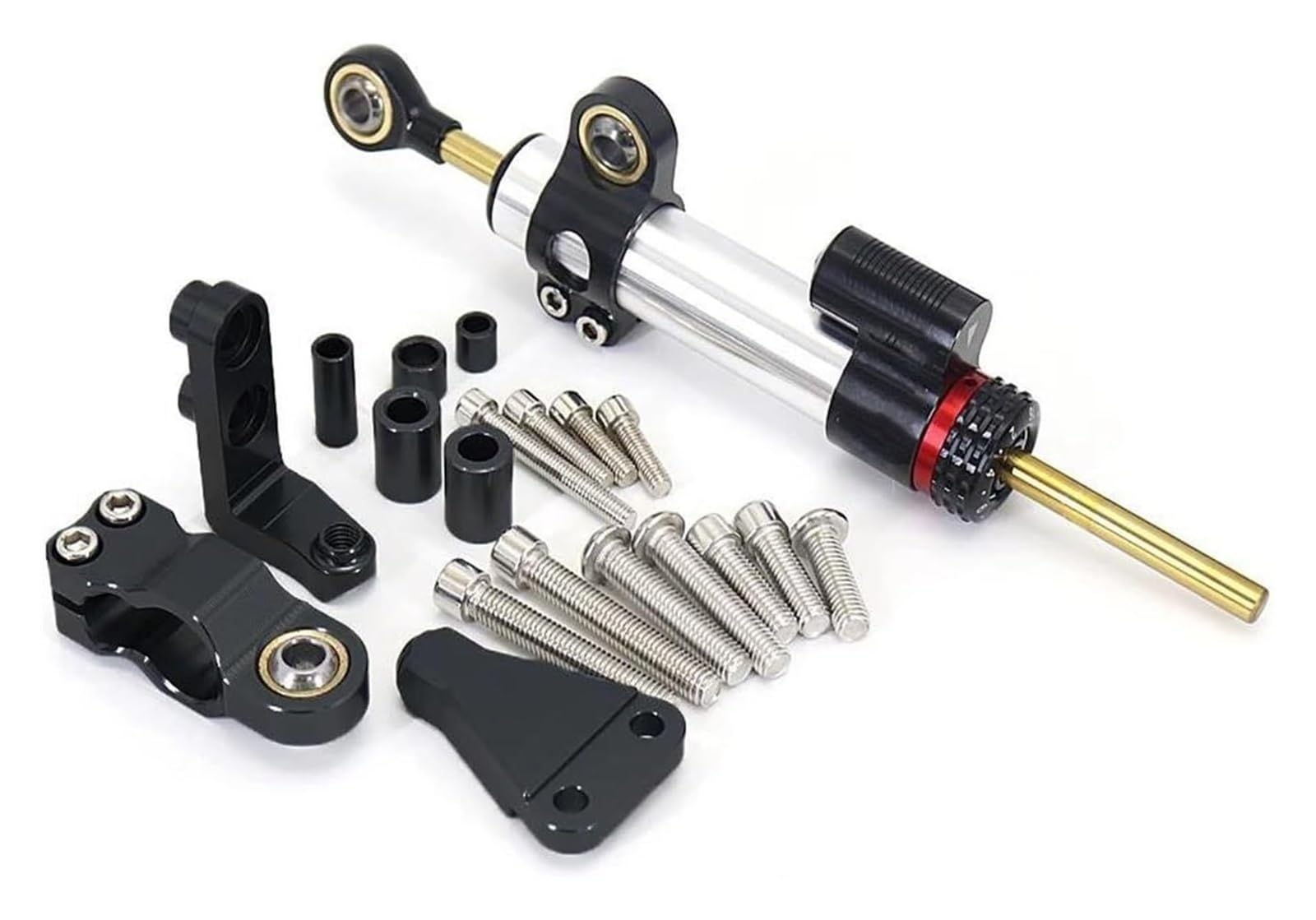 Für A&prilia RS660 RS 660 Rs660 Rs 660 2021-2023 Lenkungsdämpfer Motorraddämpfer Lenkung Stabilisieren Dämpfer Halterung Mount Kit Motorrad Lenkungsdämpfer Stabilisator(Set 16) von HAHFXEXKRG