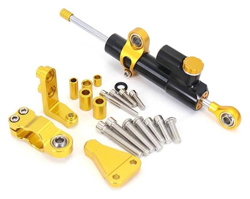 Für A&prilia RS660 RS 660 Rs660 Rs 660 2021-2023 Motorrad Dämpfer Lenkung Stabilisieren Dämpfer Halterung Mount Kit Motorrad Lenkungsdämpfer Stabilisator(Set 7) von HAHFXEXKRG