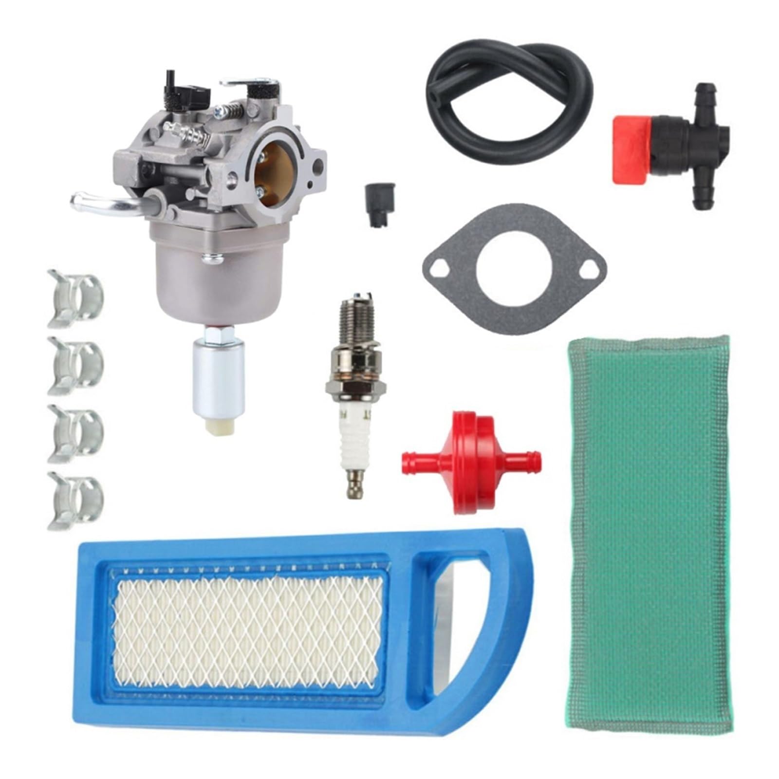 Für B&Riggs Für S&tratton Für 14,5-21 PS 796109 591731 594593 Carb Motor Vergaser Luftfilter Zündkerze Set Vergaser Kit von HAHFXEXKRG