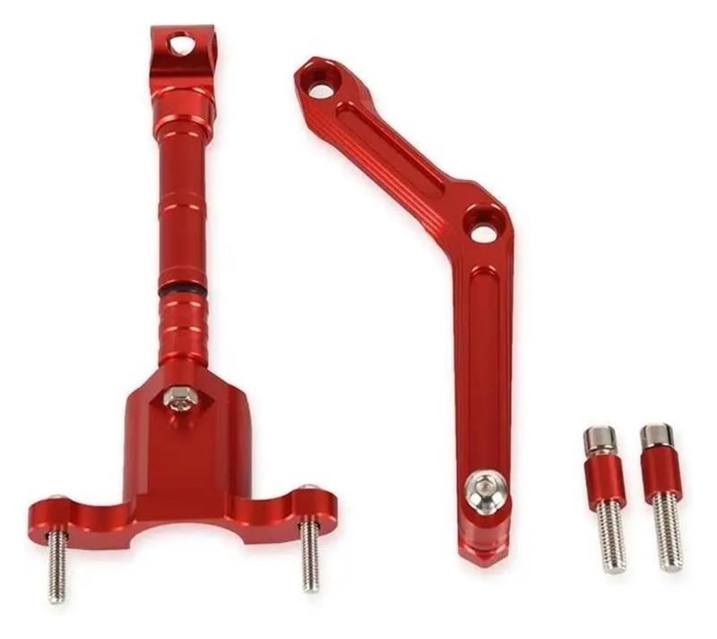 Für B&enelli BN600 BJ600 TNT600 Motorrad Dämpfer Lenkung Stabilisieren Control Lenken Dämpfer Montage Halterung Kit Motorrad Lenkungsdämpfer Stabilisator(rot) von HAHFXEXKRG