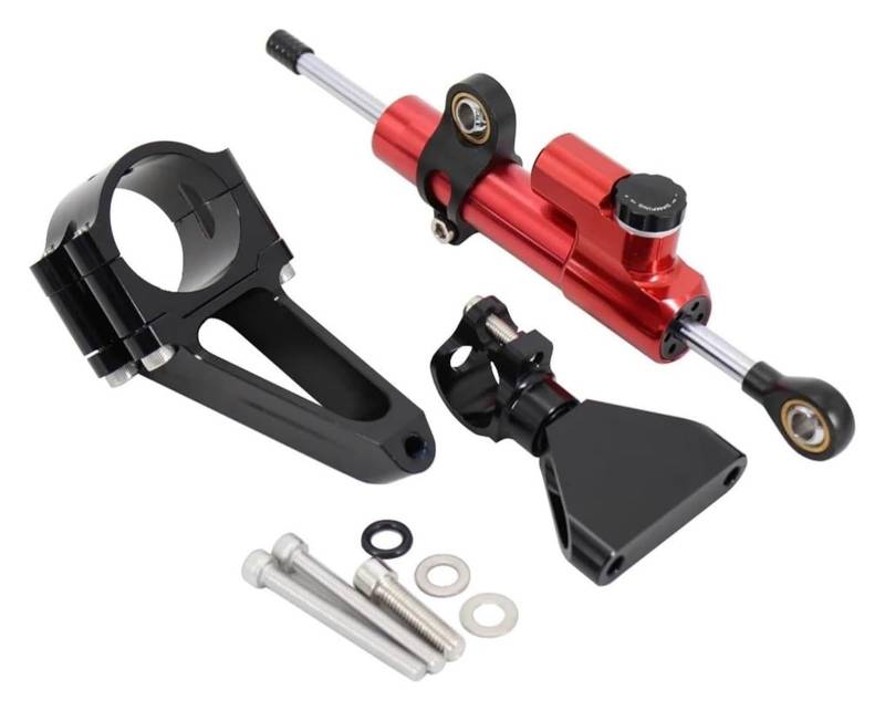 Für CBR600 F4i CBR 600 1999-2007 Motorrad Lenkung Dämpfer Stabilisator Halterung Mount Kit Lenkung Dämpfer Motorrad Lenkungsdämpfer Stabilisator(Set 2) von HAHFXEXKRG