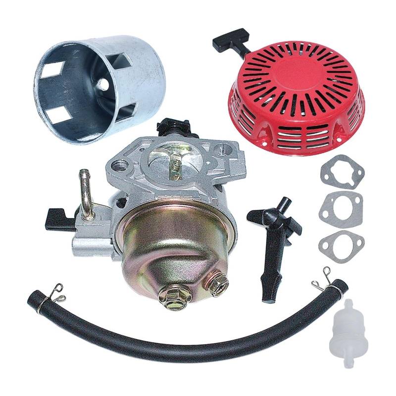 Für GX390 13HP Für GX 390 Rasenmäher Motor Motor Kraftstoff Filter Linie Vergaser Recoil Pull Starter Carb Dichtung Vergaser Kit von HAHFXEXKRG