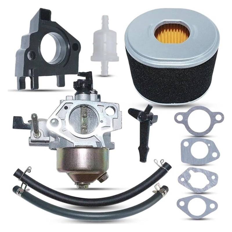 Für GX390 13HP GX 390 188F Rasenmäher Motorteil 16100-ZF6-V01 Vergaser Carb Vergaser Carb Luftfilter Kraftstoffleitung Filterdichtung Vergaser Kit von HAHFXEXKRG