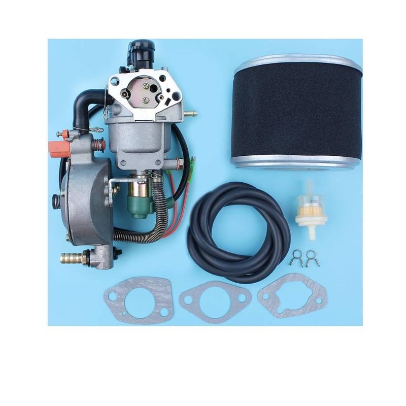 Für GX390 Für 13HP Für 188F Für 4,5 KW-8KW LPG/CNG/Benzin Luftfilter Auto Choke Dual Kraftstoff Vergaser Conversion Kit Vergaser Kit von HAHFXEXKRG