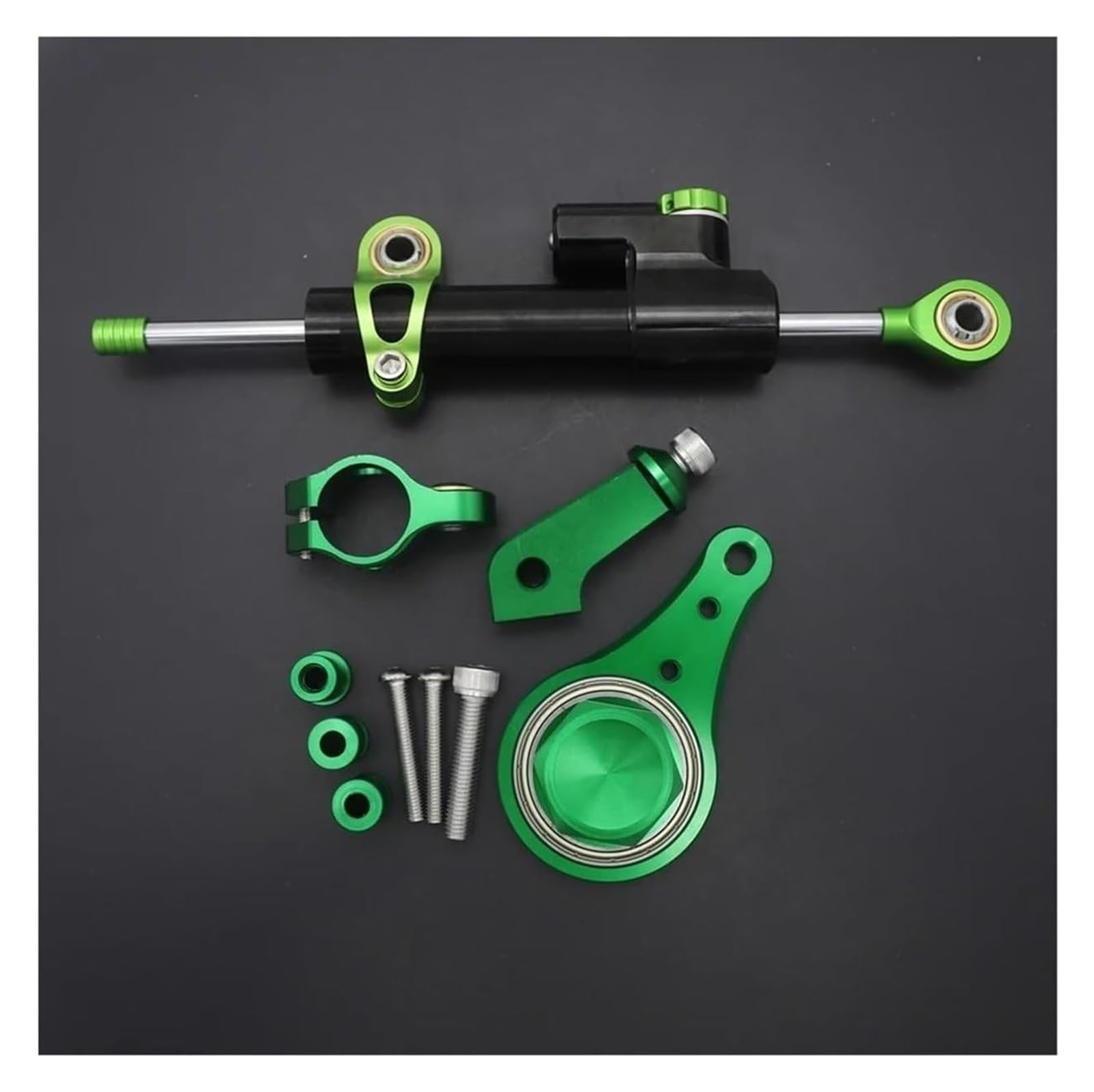 Für Kawa&saki Für Ninja ZX6R 636 2005 2006 Motorrad Lenkungsdämpfer Stabilisator Mit Halterung Unterstützung Lenkungsdämpfer Motorrad Lenkungsdämpfer Stabilisator(18) von HAHFXEXKRG